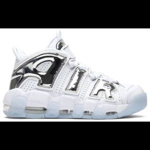 WOMENS AIR MORE UPTEMPO 'CHROME SIZE 8.5